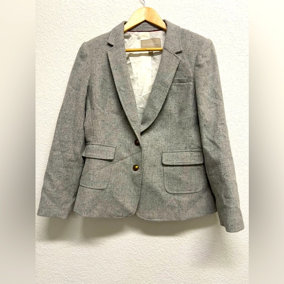 Banana Republic Jackets & Blazers - *Banana Republic Women’s Jacket Blazer Grey Preppy 12 P Petite